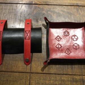 Custom Leather Dice Tray